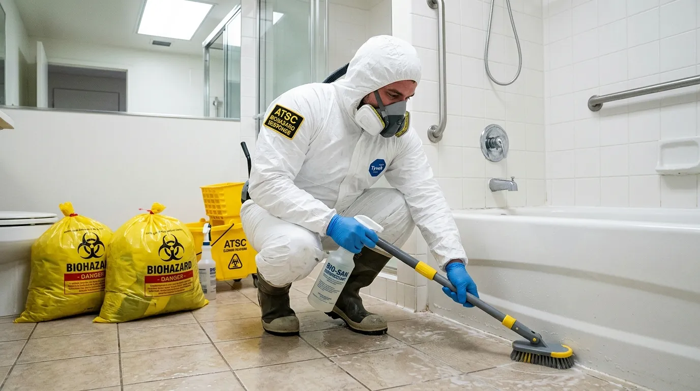 Decontamination equipment deployed for Blood Cleanup in East Palo Alto